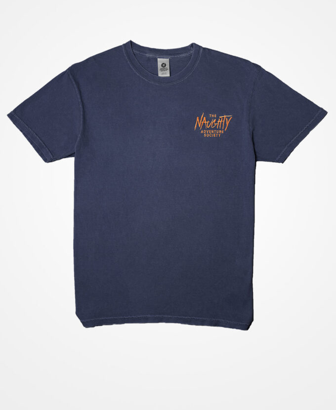 Front view of our Midnight Peach t-shirt. Made with high-quality fabric for a comfortable and stylish look.
